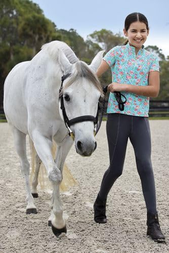 Dover Saddlery CoolBlast 100 Kids Equestrian Siobhan Short Sleeve Shirt - Image 3