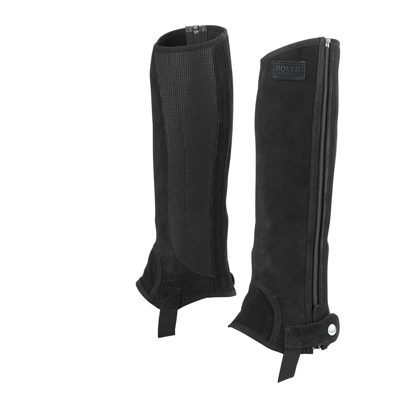 Dover Saddlery DS Suede Half Chaps with Silicone Grip Patch - Image 3