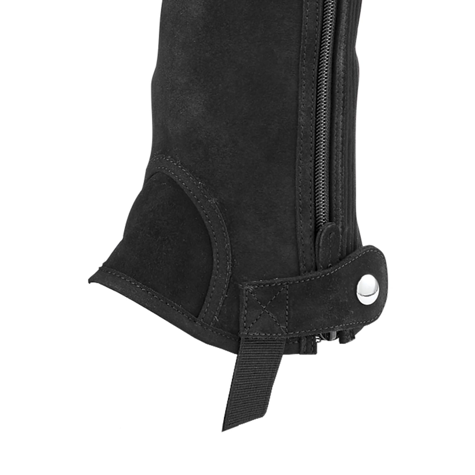 Dover Saddlery DS Suede Half Chaps with Silicone Grip Patch - Image 6