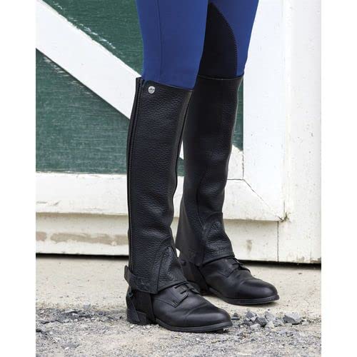 Dover Saddlery Ladies' Ready to Ride Half Chaps, Color: Brown, Size: Xs - Image 4