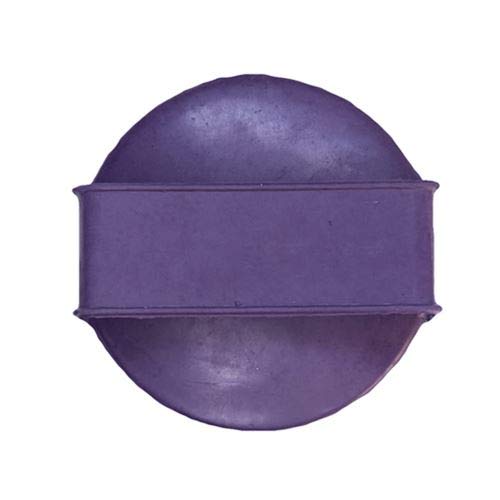 Dover Saddlery Round Medium Curry, Size 4-1/2 Inch Diameter, Purple - Image 3